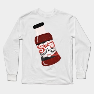 Saucy Southern Boy on white Long Sleeve T-Shirt